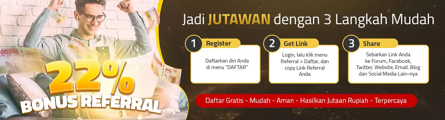 Gladiator88: Hadiah Refferal Slot Online | Bonus Refferal Gladiator88